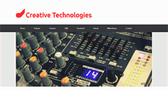 Desktop Screenshot of creative-technologies.de