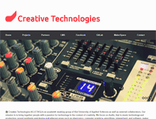 Tablet Screenshot of creative-technologies.de
